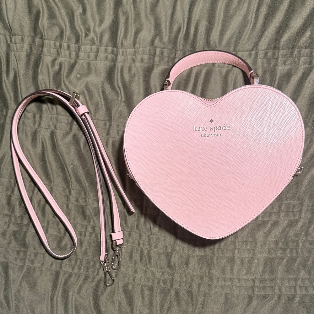 Kate Spade Pink Heart Crossbody Bag